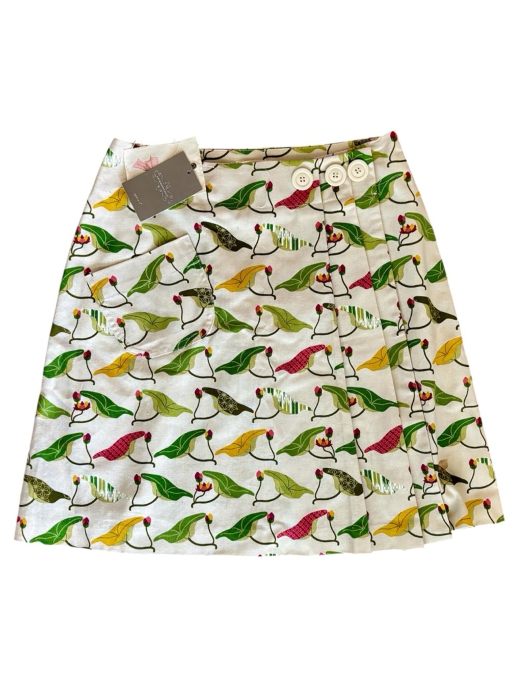 Anthropologie Bow & Arrow New With Tag Tropical wrap skirt 2